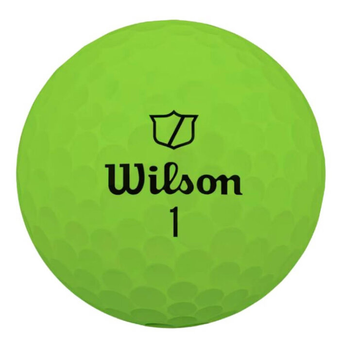 Wilson Wilson DUO Soft Golfballen 2025 - Groen - 12 Stuks