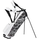 TaylorMade Flextech  Script Icon Carry Standbag 2025 - Zwart Wit
