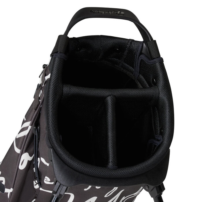 TaylorMade TaylorMade Flextech  Script Icon Carry Standbag 2025 - Zwart Wit