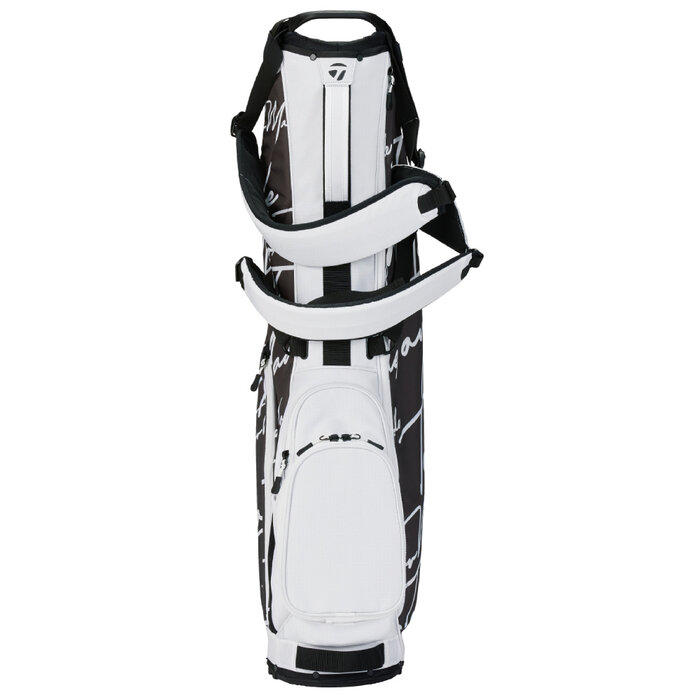 TaylorMade TaylorMade Flextech  Script Icon Carry Standbag 2025 - Zwart Wit