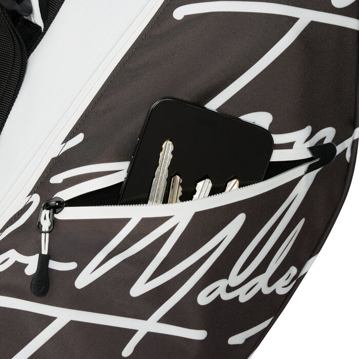 TaylorMade TaylorMade Flextech Script Icon Carry Stand Bag 2025 - Black White