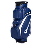 TaylorMade DeLuxe Cartbag 2025 - Blau Weiß