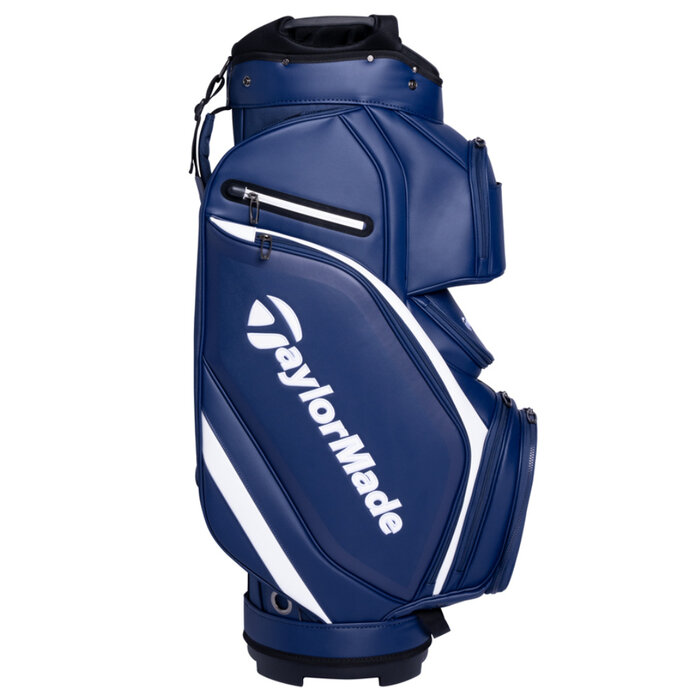 TaylorMade TaylorMade DeLuxe Cart Bag 2025 - Navy White