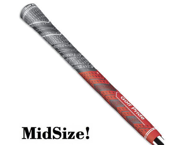 GolfPride GolfPride MultiCompound MIDSIZE Grip - Charcoal Red