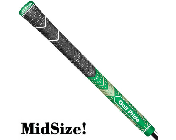 GolfPride MultiCompound Plus 4 Teams MIDSIZE Grip - Charcoal Green