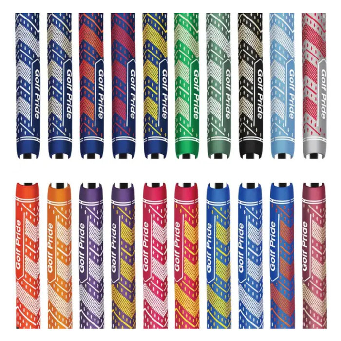 GolfPride GolfPride MultiCompound Plus 4 Teams MIDSIZE Grip - Charcoal Grijs Rood