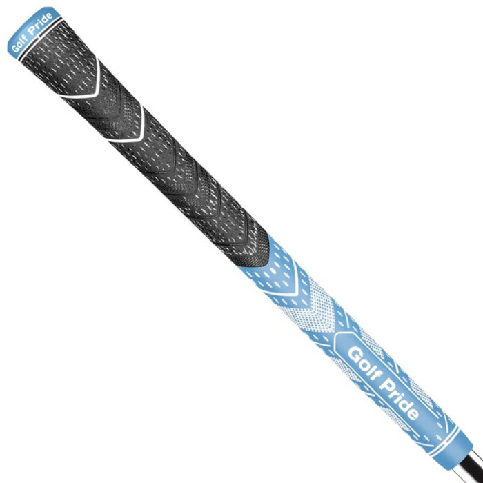GolfPride MultiCompound Plus 4 Teams STANDAARD Grip - Charcoal Lichtblauw