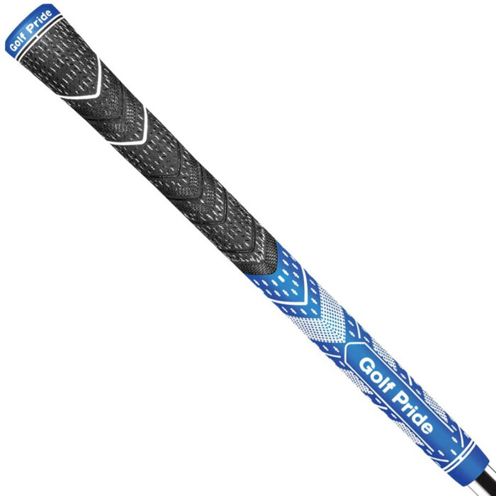 GolfPride GolfPride MultiCompound Plus 4 Teams STANDAARD Grip - Charcoal Blauw Wit