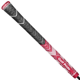 GolfPride MultiCompound Plus 4 Teams STANDAARD Grip - Charcoal Rood Wit
