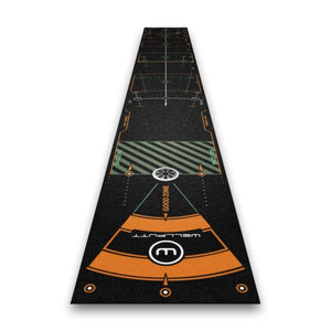 WellPutt Wellputt 400 x 50 cm Classic Putting Mat - Black WellPutt Wellputt 400 x 50 cm Classic Putting Mat - Black