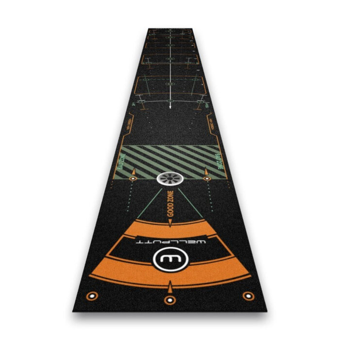WellPutt Wellputt 400 x 50 cm Classic Putting Mat - Black