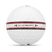 Wilson Wilson DUO Soft TRK360 Balles de golf 2025 - Blanc Rouge - 12 Pièces