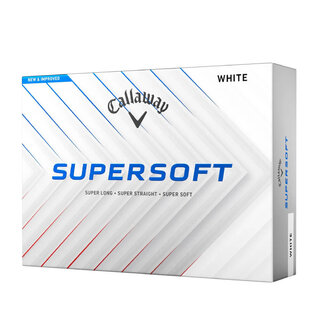 Callaway Callaway SuperSoft 2025 Golfballen - Wit | Bedrukt