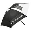 TaylorMade TaylorMade 68" Double Canopy Golf Tour Umbrella 2025 - Black White