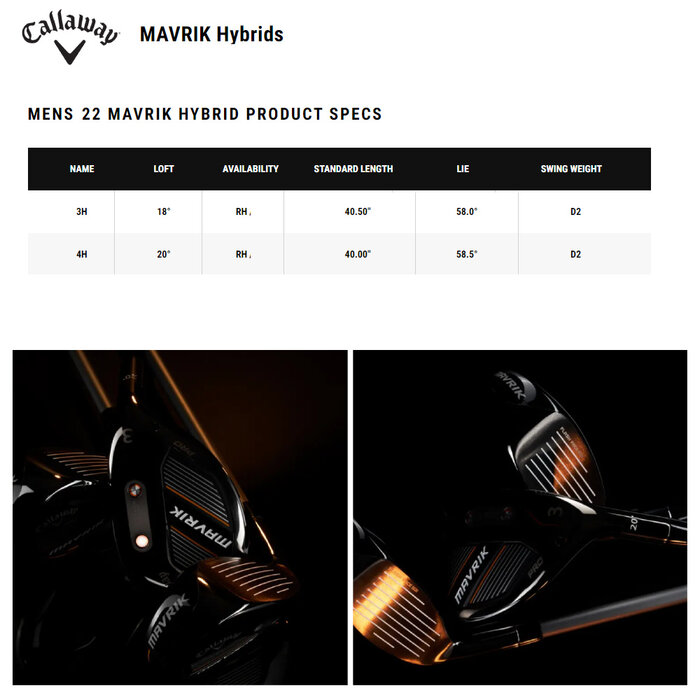 Callaway Callaway Mavrik 22 Hybrid - LEFT