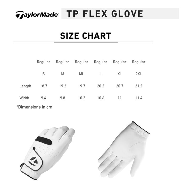 TaylorMade TaylorMade Tour Preferred Flex Men's Golf Glove 2025 (For Right-Handed Golfers)