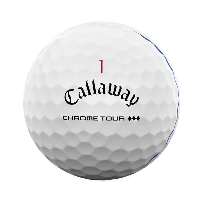 Callaway Callaway Chrome Tour Triple Diamond Triple Track Golfballen 2025 - Wit - 12 Stuks