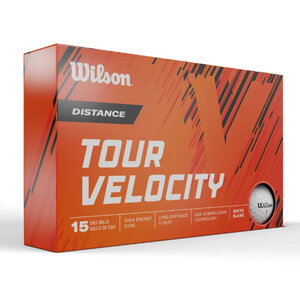 Wilson Wilson Tour Velocity Distance Golf Balls 2024 - White - 15-Pack Wilson Wilson Tour Velocity Distance Golf Balls 2024 - White - 15-Pack