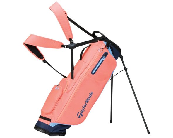 TaylorMade TaylorMade Flextech Super Lite Stand Bag 2025 - Coral Navy