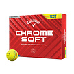 Callaway Callaway Chrome Soft Triple Track Balles de golf 2024 - Jaune - 12 Pièces