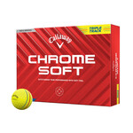 Bolas de golf Callaway Chrome Soft Triple Track 2024 - Amarillo - 12 Unidades