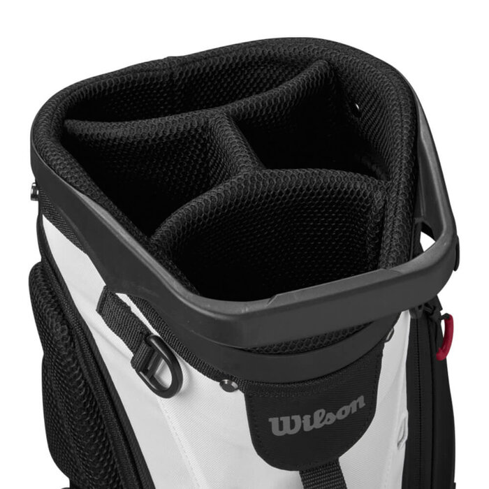 Wilson Wilson Exo Lite DynaPWR Standbag 2025 - Schwarz Rot Weiß