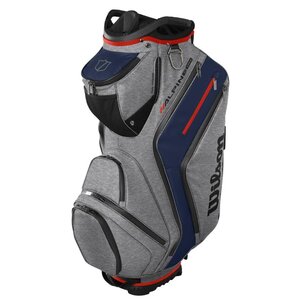 Wilson Wilson Alpine Dry Waterproof Cart Bag 2025 - Grey Navy Red
