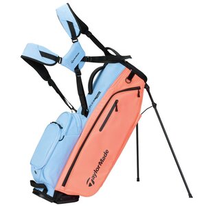 TaylorMade TaylorMade Flextech Crossover Stand Bag 2025 - Coral Light Blue TaylorMade TaylorMade Flextech Crossover Stand Bag 2025 - Coral Light Blue