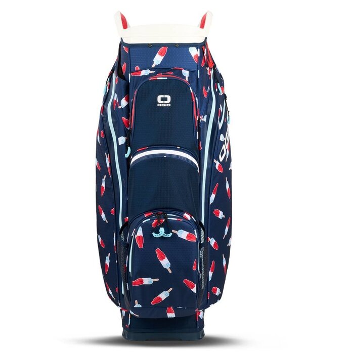 Ogio OGIO All Elements Silencer Waterproof Cart Bag 2025 - Rocket Pop