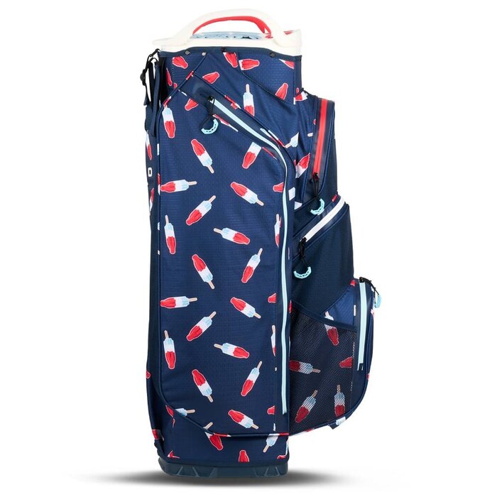 Ogio OGIO All Elements Silencer Waterproof Cart Bag 2025 - Rocket Pop