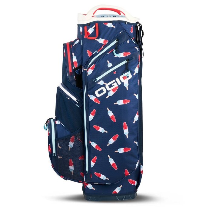Ogio OGIO All Elements Silencer Waterproof Cart Bag 2025 - Rocket Pop