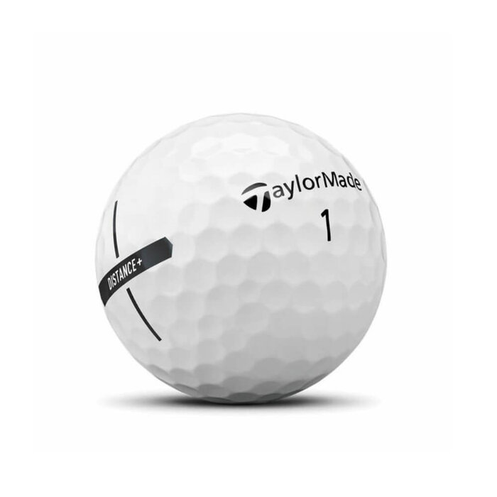 TaylorMade TaylorMade Distance+ Golfballen 2025 - Wit - 12 Stuks