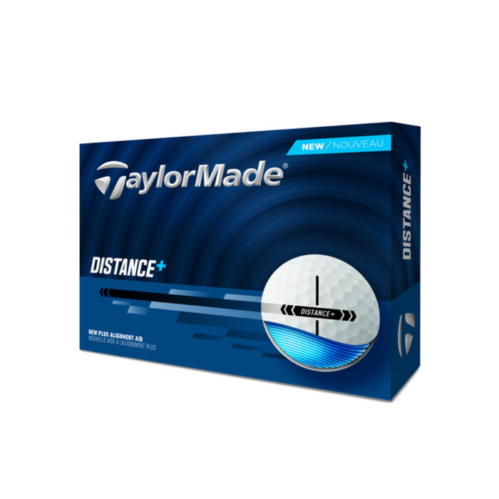 TaylorMade TaylorMade Distance+ Golf Balls 2025 - White - 12-Pack