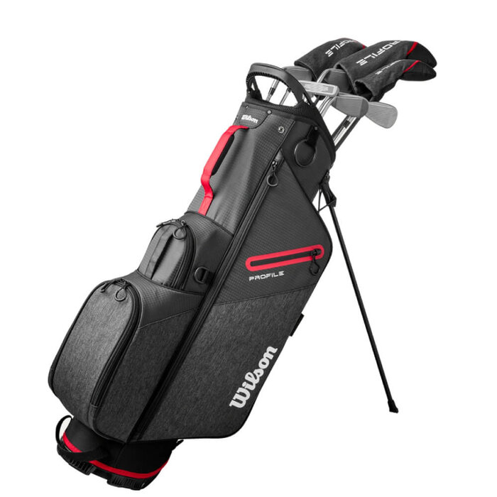 Wilson Wilson Profile Pack complet de golf 14 pièces 2025 | Sac trepied (shaft acier)