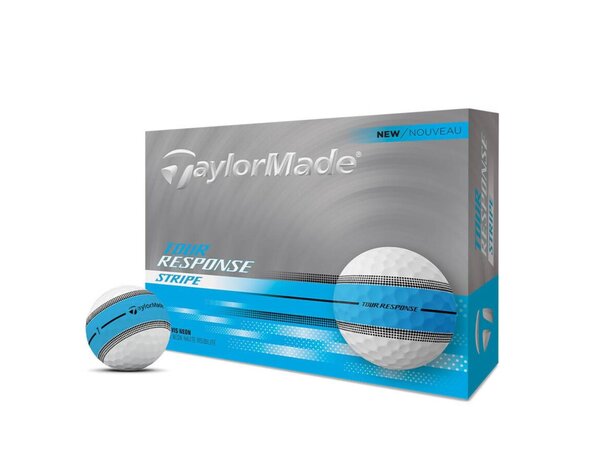TaylorMade TaylorMade Tour Response Stripe Golfballen 2025 - Blauw - 12 Stuks