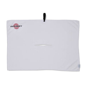 Callaway Callaway Odyssey Microfiber Golf Towel - White Callaway Callaway Odyssey Microfiber Golf Towel - White
