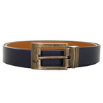 Puma Back Spin CTL Leather Belt - Cathy Spice Peacoat