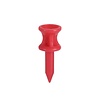 Pure 2 Improve Plastic Step Tees 31 mm (30 stuks) - Rood