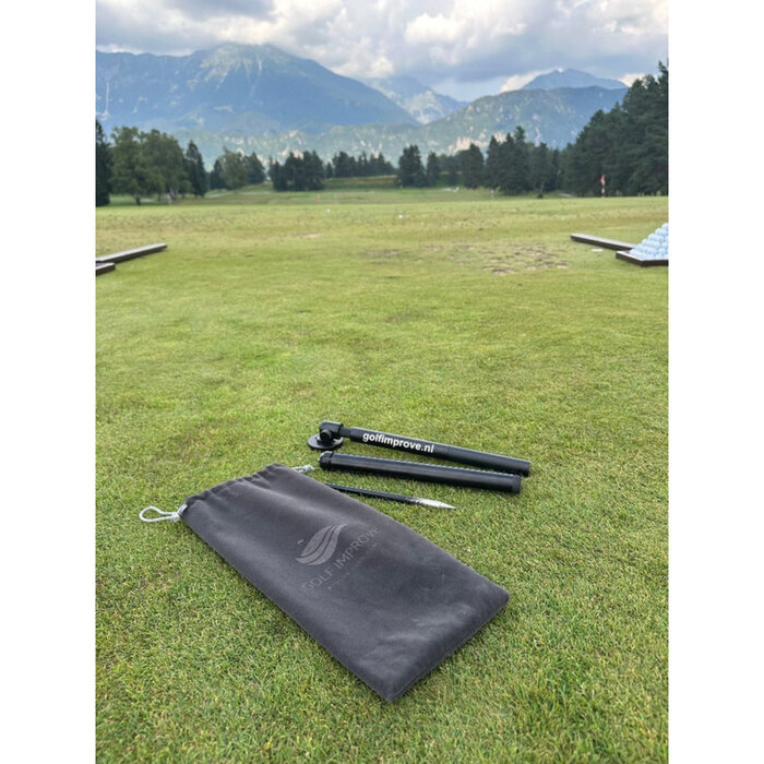 GolfDriver.nl Golf Improve Verstelbaar Smartphone Statief 2.0 - Zwart