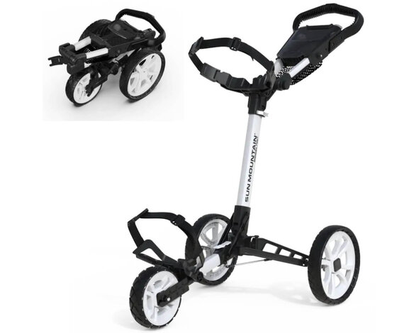 Sun Mountain Sun Mountain Ridgeline 3 Chariot de golf - Blanc