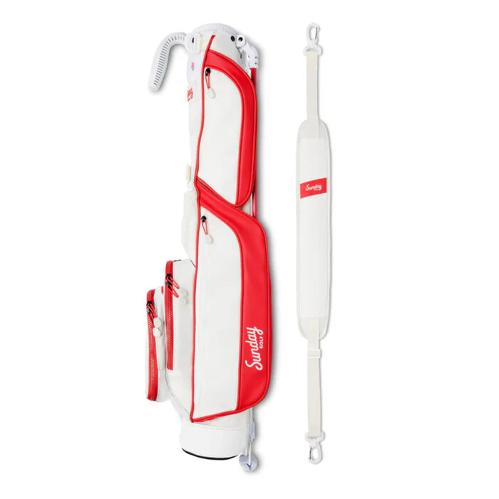 Sunday Golf Loma Standbag 2025 - Rood Wit