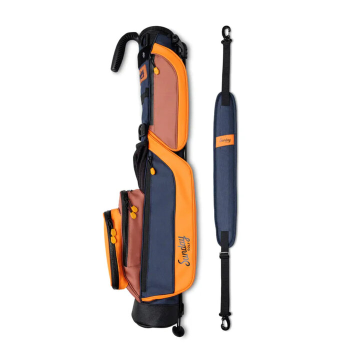 Sunday Golf Sunday Golf Loma Standbag 2025 - Blauw Okergeel