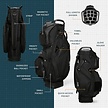 Sunday Golf Sunday Golf Big Rig Cart Bag 2025 - Matte Black
