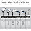Callaway Callaway Solaire Black 14-Piece Ladies Golf Set 2025 | Cart Bag (graphite shaft)