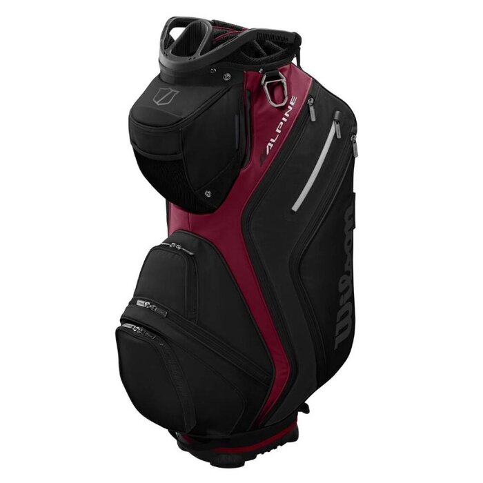 Wilson Wilson Alpine Cartbag 2025 - Zwart Rood