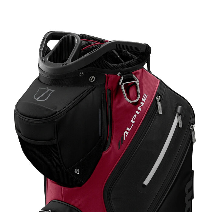 Wilson Wilson Alpine Cart Bag 2025 - Black Red
