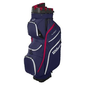 Wilson Wilson i-Lock IV Cartbag 2025 - Blauw Rood Wilson Wilson i-Lock IV Cartbag 2025 - Blauw Rood