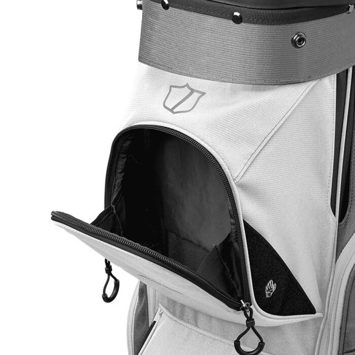 Wilson Wilson i-Lock IV Cartbag 2025 - Grijs Wit