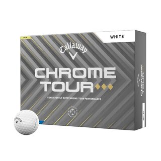 Callaway Callaway Chrome Tour Triple Diamond Golfballen 2025 - Wit - 12 Stuks