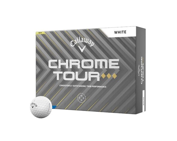 Callaway Callaway Chrome Tour Triple Diamond Golf Balls 2025 - White - 12-Pack
